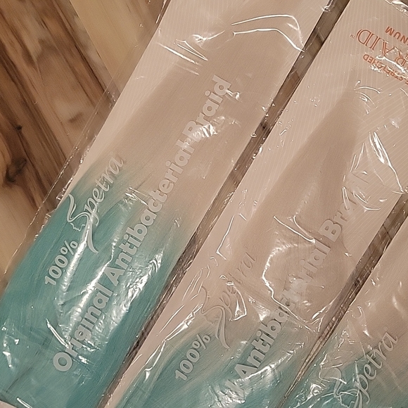 3 pks Mint/Platinum White Braid Hair - Picture 6 of 8
